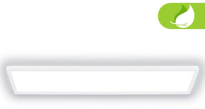 Briloner tava a - eek a led plafonniere - plafondlamp met achtergrondverlichting - met indirect licht - 4.000 k - 4.800 lm - 21w - 98cm - wit