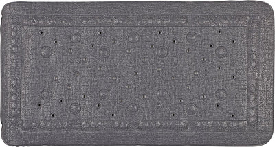 Differnz tutus anti-slip inlegmat bad 68x36cm antraciet