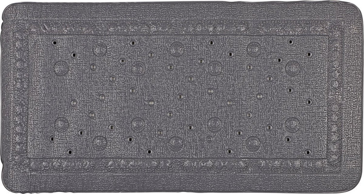 Differnz tutus anti-slip inlegmat bad 68x36cm antraciet