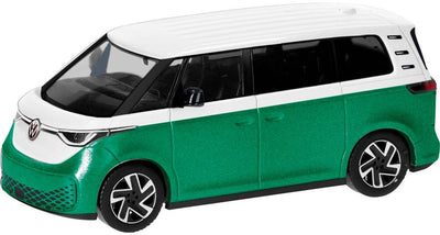 Herpa 431132 h0 auto volkswagen id. gezoem tweekleurig, candy wit bay leaf green metallic