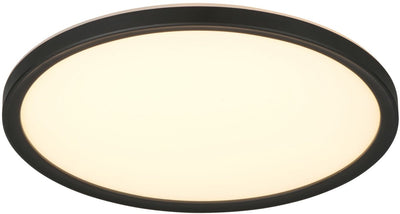 Rl live your light reality joko - plafondlamp - zwart - incl. 1x smd 18 w - afstandsbediening - geintegreerde dimmer - traploos instelbare lichtkleur - nachtlampje - wand- en plafondmontage - geheugenfunctie - indirecte verlichting - eenvoudig te bevestig