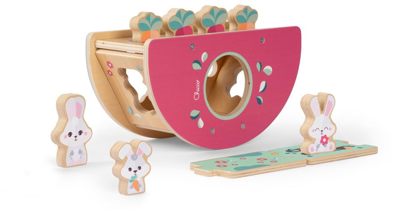 Chicco my wooden friends de konijnenheuvel