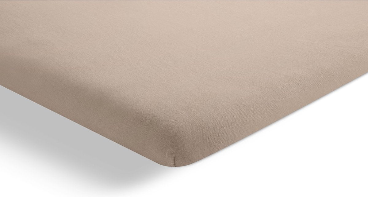 Cinderella topper jersey 140 x 200 210 (30) taupe (tot 15cm)