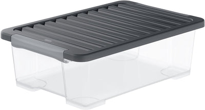 Rotho core plus opbergboxen -afsluitbaar - set van 4 - stapelbaar - 30 ltr
