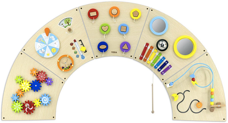 Vigatoys - wandspeelbord - cirkelboog - diameter 162cm