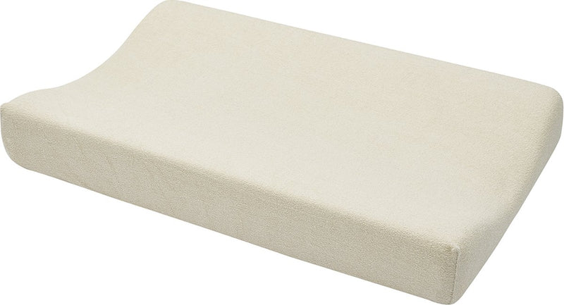 Meyco baby uni aankleedkussenhoes - badstof - soft sand - 50x70cm