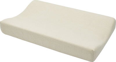 Meyco baby uni aankleedkussenhoes - badstof - soft sand - 50x70cm