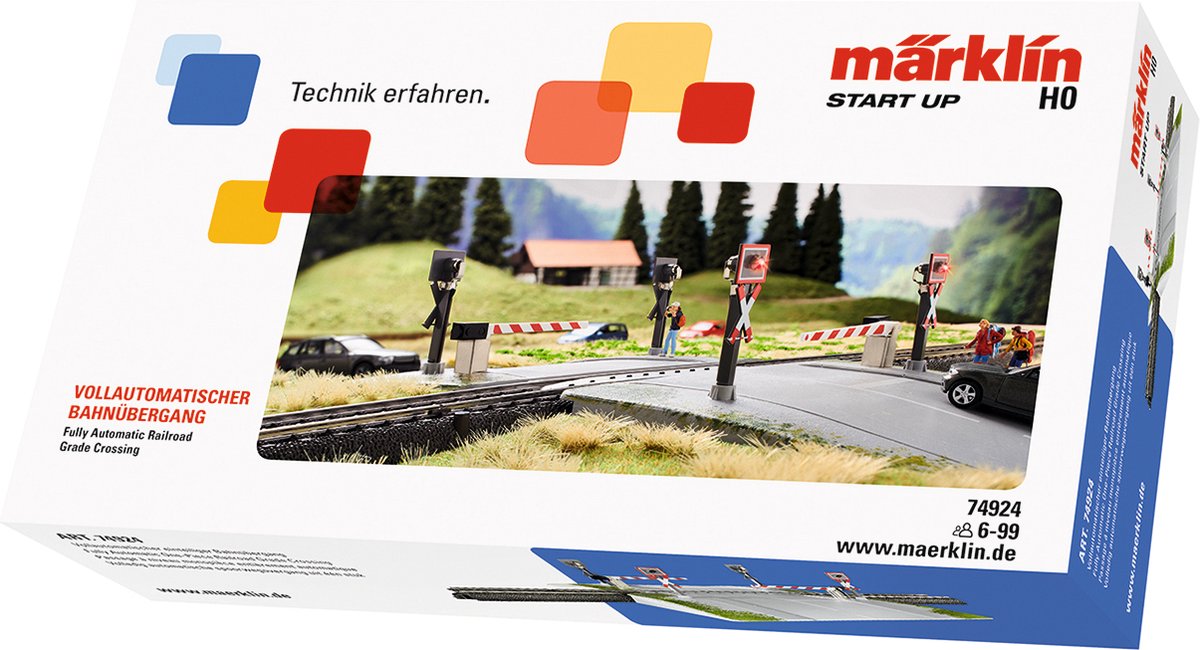 Märklin start up - volautomatische spoorwegovergang