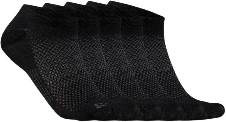 Craft active footies 5-pack unisex sportsokken - zwart