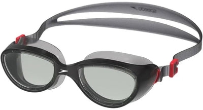 Speedo futura hydrospex zwembril - comfortabele duikbril volwassenen - anti condens uv-bescherming - recreatieve zwembril met verstelbare band - zwart grijs