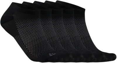 Craft active footies 5-pack unisex sportsokken - zwart
