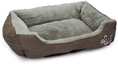 Beeztees baboo - kattenmand - grijs - 48x37x18 cm