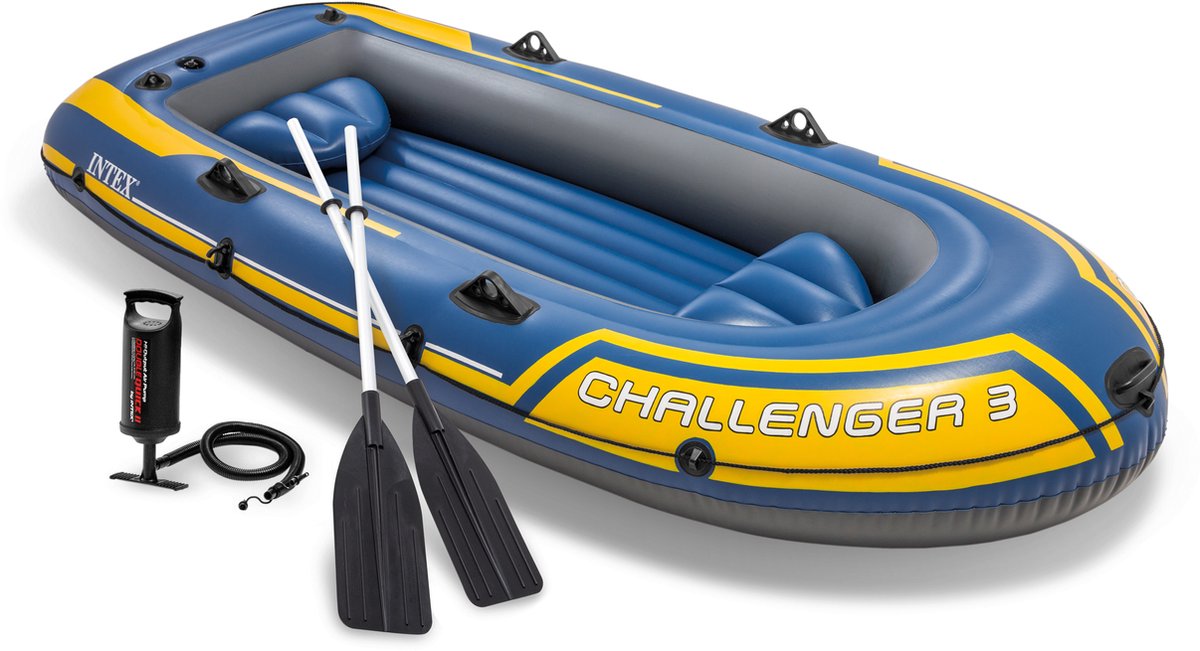 Intex - Challenger 3 Set - Met peddels en pomp