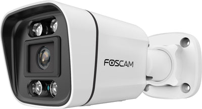 Foscam v8ep beveiligingscamera - 8mp - uhd poe ip beveiligingscamera- persoons en voertuig detectie - wit