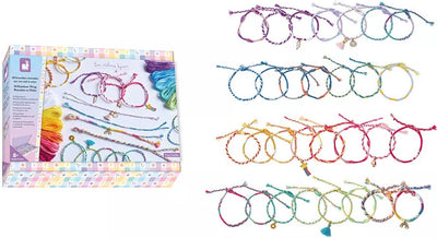 Janod - les ateliers bijoux - 30 regenboog wikkelarmbanden maken