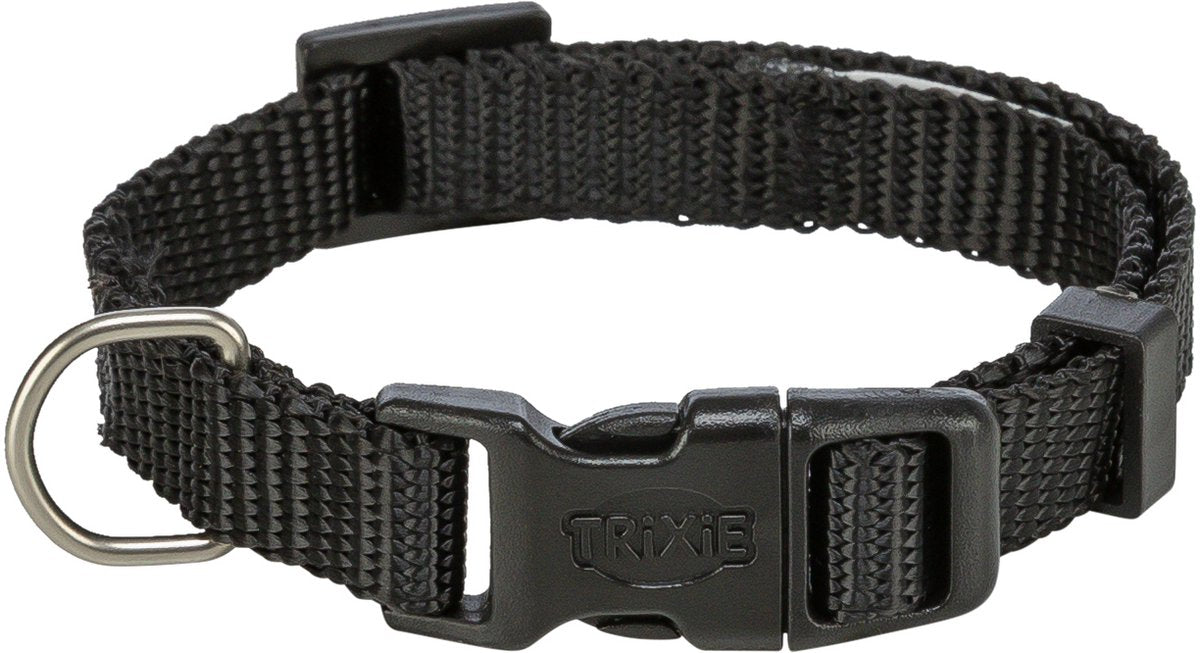 Trixie halsband hond premium zwart