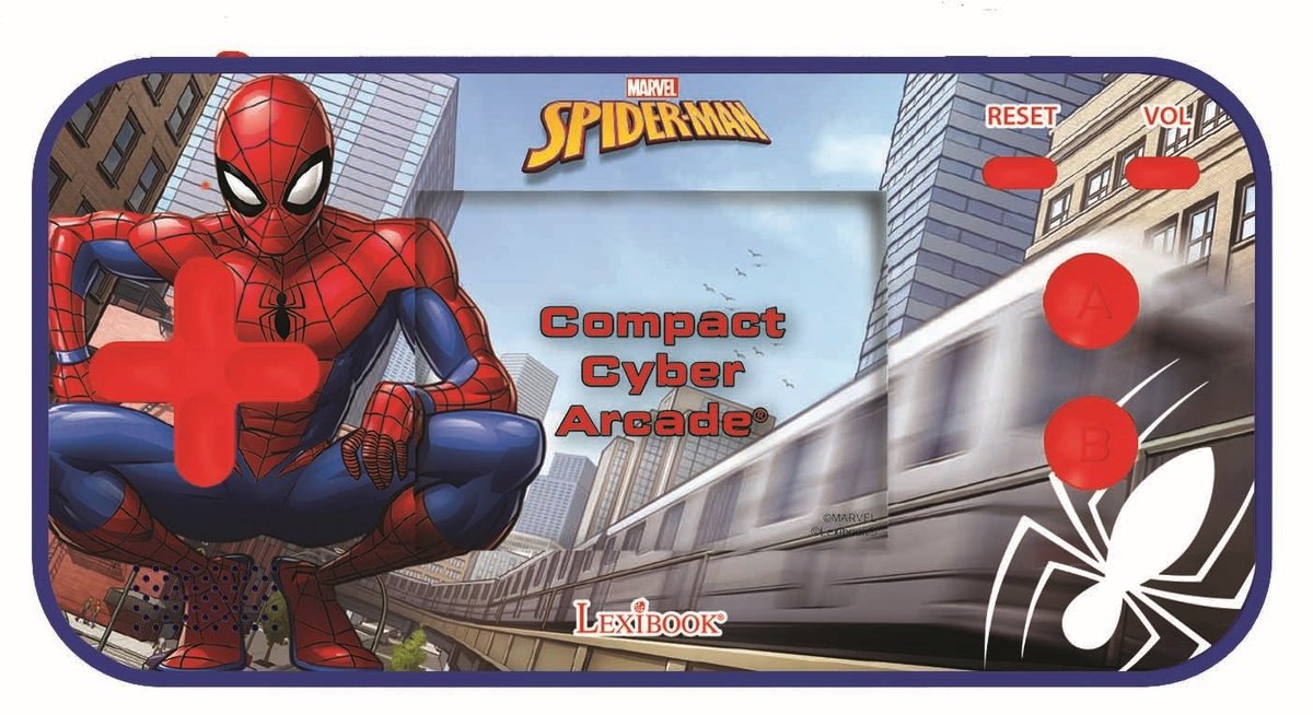 Lexibook console portable cyber arcade® pocket spiderman– écran 2.5'' 150 jeux dont 10 spiderman