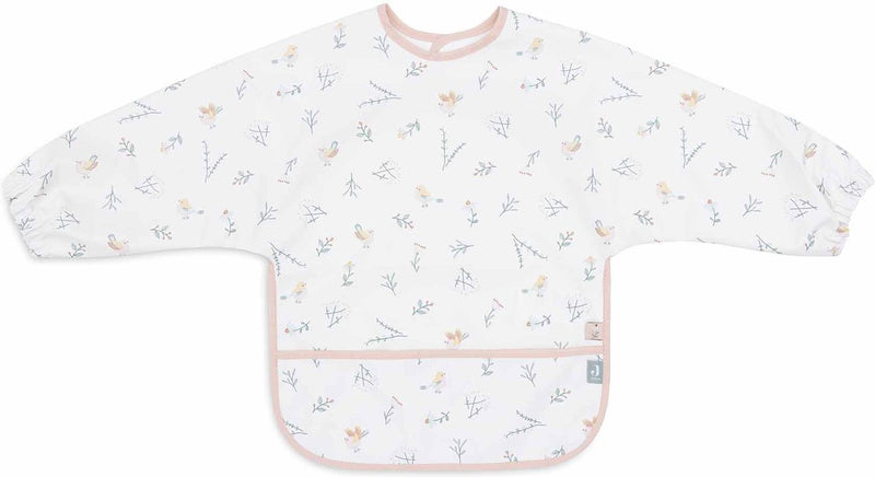 Jollein - baby slab waterproof met mouw - lovely birds