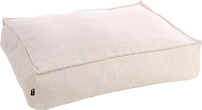 Flamingo orthopedische hondenkussen – premium line – pure luxe hondenkussen 80 x 60 x 18 cm – extra memory foam voor maximaal comfort – baldar hondenkussen beige