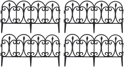 Kinzo - tuinhek 4pc - 4 stuks - afmeting 59x33 mm - kunststof