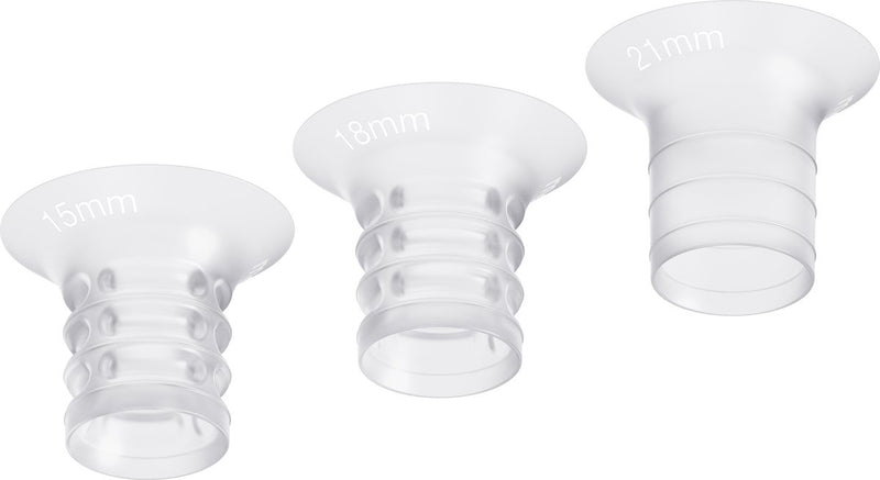 Medela inserts voor borstkolf – 6 stuks in 3 maten (15, 18 21 mm)
