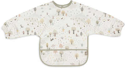 Jollein slabbetjes waterproof met mouw - 1 stuk - 75 cm - tiny park