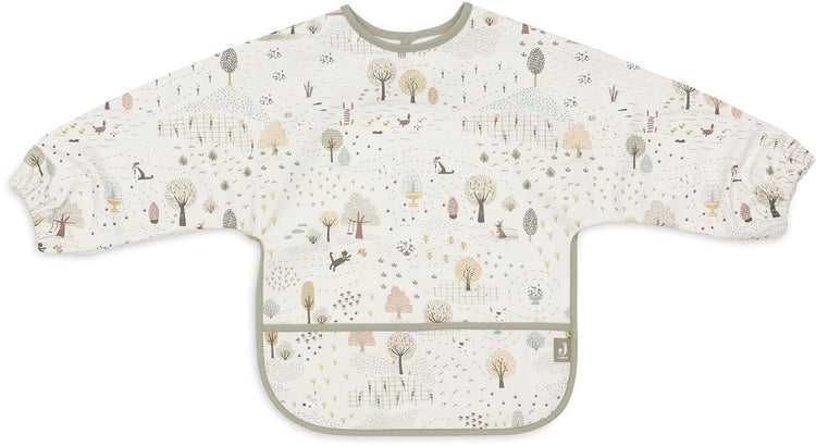 Jollein slabbetjes waterproof met mouw - 1 stuk - 75 cm - tiny park