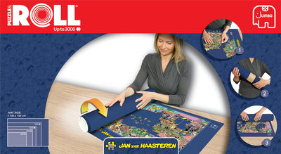 Jan van haasteren - puzzle rol - puzzelmat - tot 3000 stukjes – exclusief puzzel
