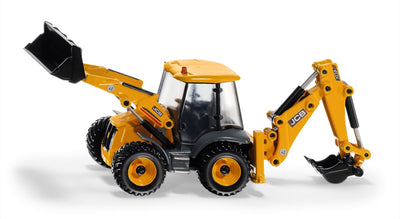 Siku , 3558, jcb 4cx graaflaadmachine, 1:50, metaal kunststof, geel, vele functie