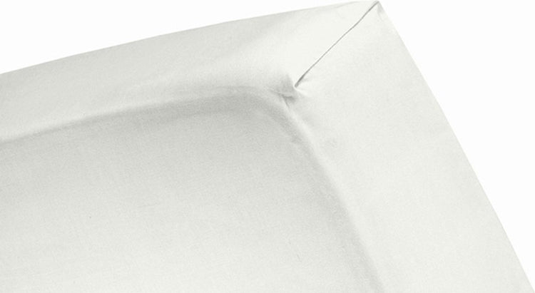 Cinderella - hoeslaken (tot 25 cm) - jersey - 70x200 cm - ivoor