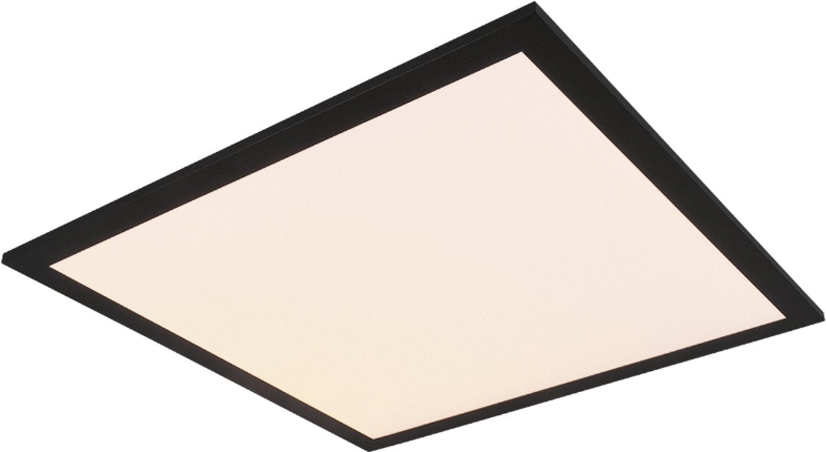 Rl live your light reality alpha - plafondlamp - zwart mat - incl. 1x smd 18 w - wand- en plafondmontage - lichtbron niet vervangbaar - niet dimbaar