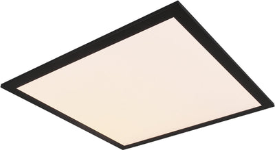 Rl live your light reality alpha - plafondlamp - zwart mat - incl. 1x smd 18 w - wand- en plafondmontage - lichtbron niet vervangbaar - niet dimbaar