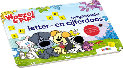 Woezel en pip woezel pip magnetische letter- en cijferdoos 3-4 jaar