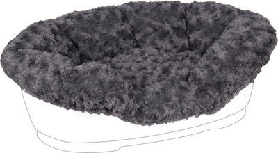 Flamingo hondenkussen tuck cuddly grijs xl – 92x61x26 cm – elastische pluche hoes – perfect voor tuck hondenmand –