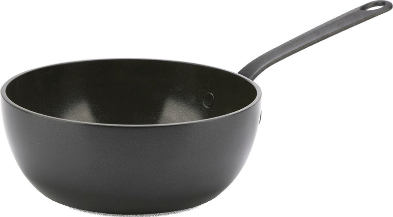 Greenpan craft aluminium steelpan zonder deksel ø20cm – 2.0l - pfas-vrij – zwart – inductie- en vaatwassergeschikt – ovenbestendig tot 220° - gehard aluminium – rvs handgrepen – groter bakoppervlak