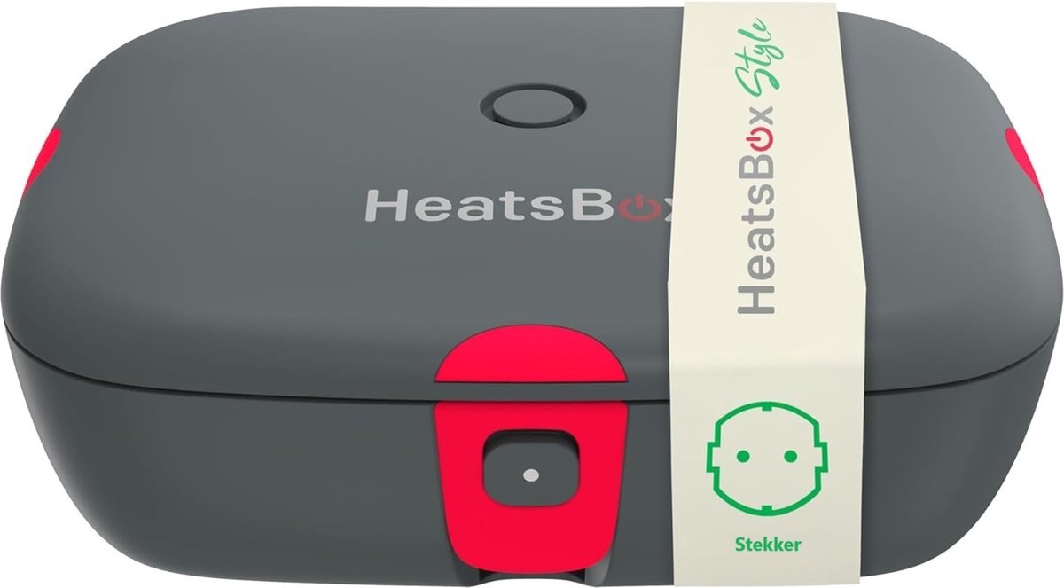 Faitron - heatsbox style - electrische lunchbox - rvs - verwarmde lunchbox - voor warme maaltijden - verschillende compartimenten - 220v