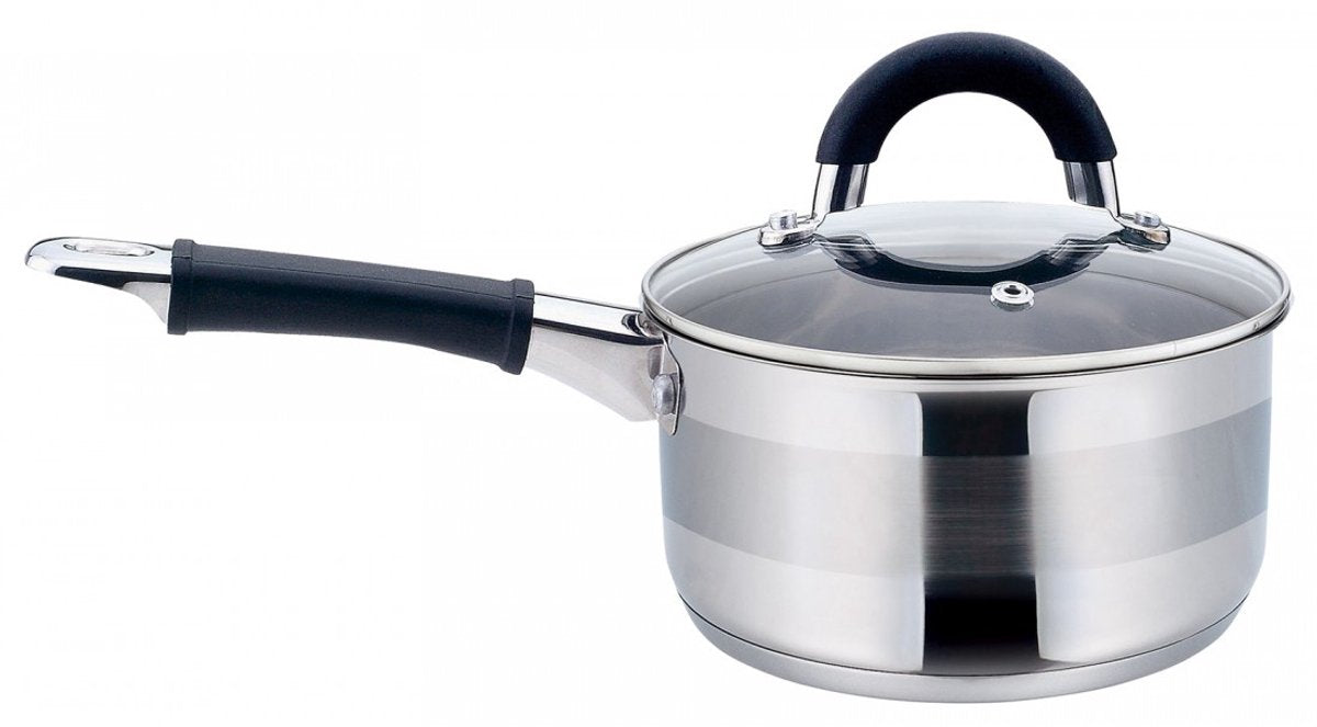 Kinghoff 1256 - steelpan met deksel - ø18 cm - rvs - 2,1 liter