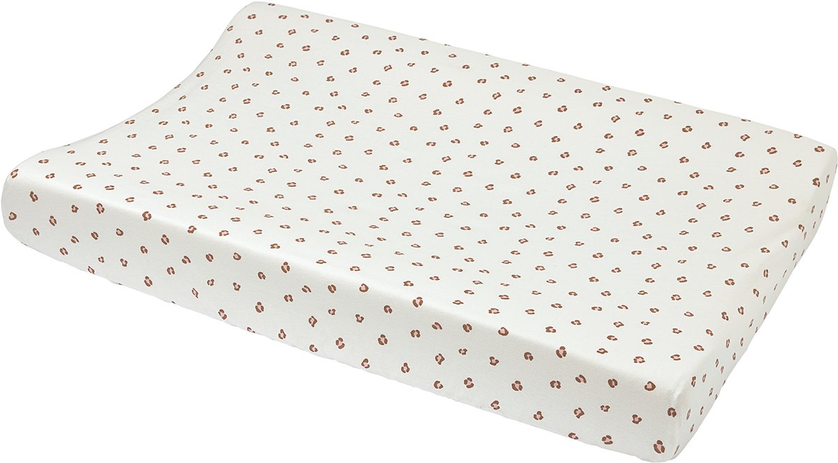 Meyco baby mini panther aankleedkussenhoes - soft pink - 50x70cm