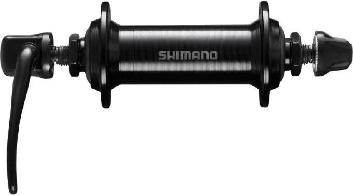 Shimano voornaaf fh-tx500 qr 36 gaats - zwart
