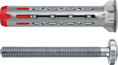 Fischer hollewandplug duohm 4×55 s ph pz - universele hollewandplug met pz bolkopschroef - 25 stuks