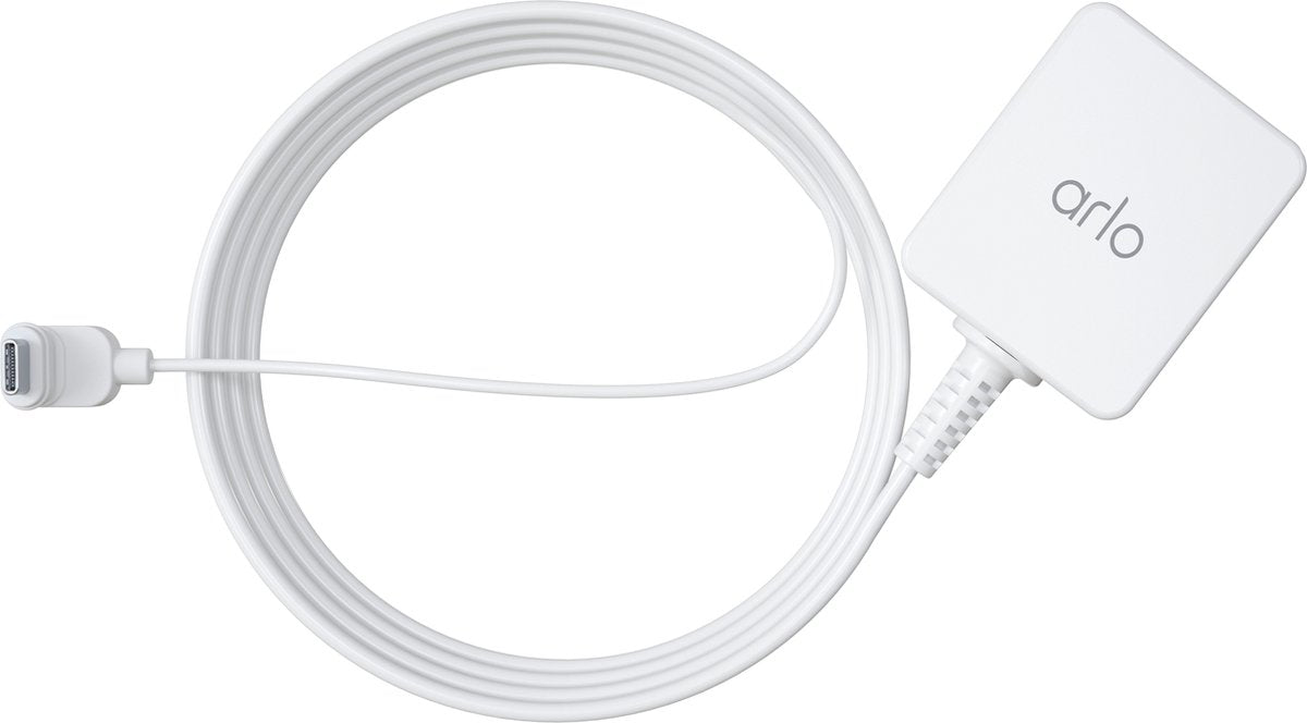 Arlo essential hd 2k stroomkabel voor buiten - stroomkabel (kabel 7.6 m) - gecertificeerd accessoire