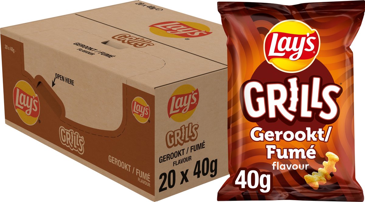 Lay's grills - chips - 20 x 40 gram