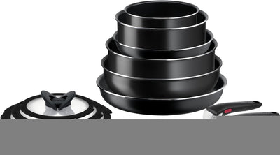 Tefal ingenio easy cook clean - pannenset - 13-delig - niet geschikt voor inductie - stapelbaar - afneembare handgreep