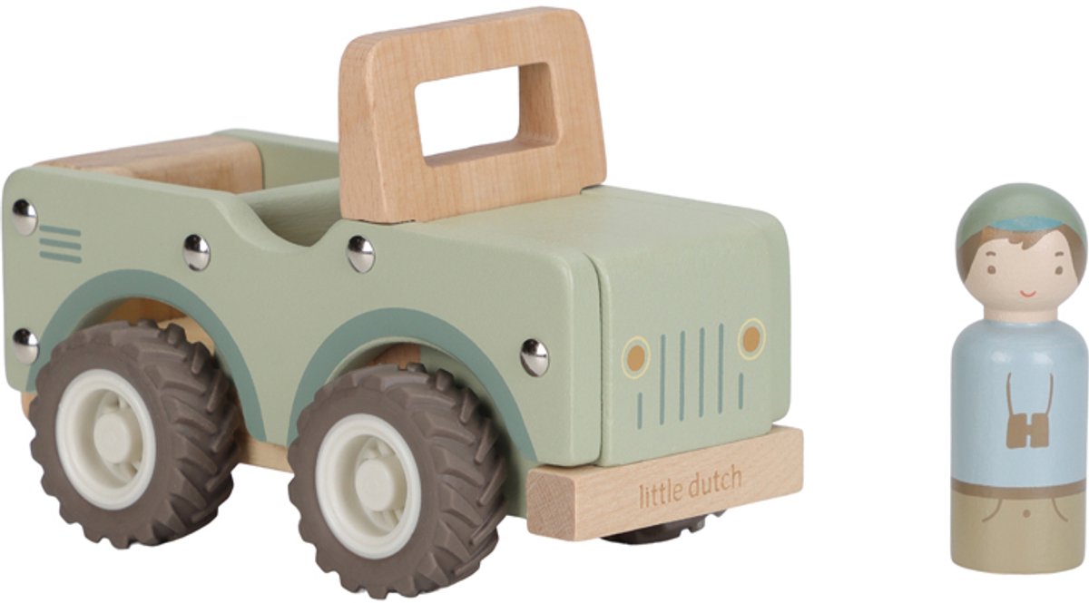 Little dutch houten safari auto fsc - safari friends