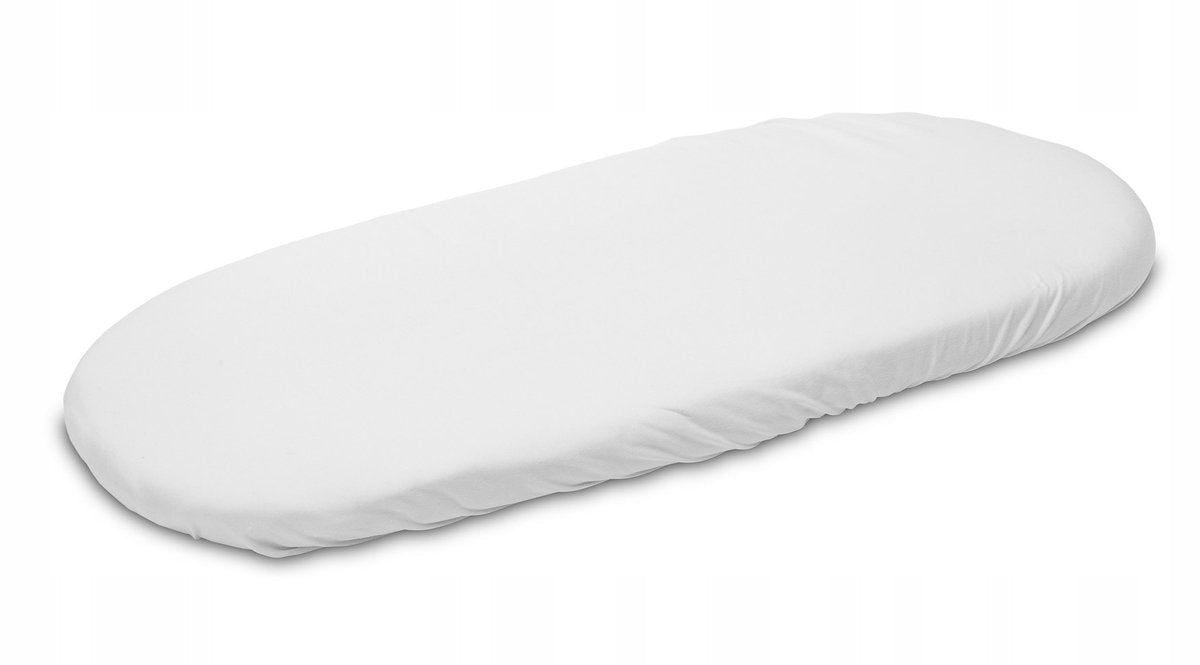 Merkloos sans marque sensillo jersey weegblad wit 35x75 cm - bijpassend