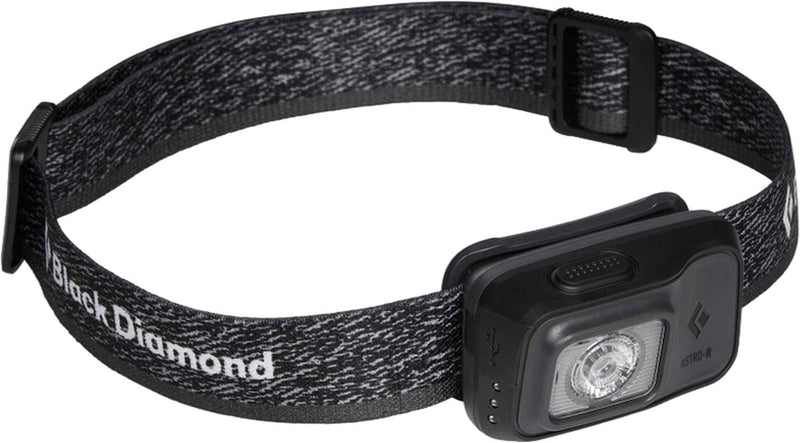 Black diamond astro 300-r hoofdlamp - hoofdlamp - graphite