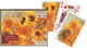 Piatnik vincent van gogh zonnebloemen speelkaarten - double deck