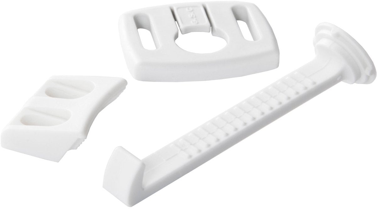 Jippie's jippie draaihaakjes voor kastjes en lades – babyveiligheid – 4 stuks – wit