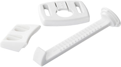 Jippie's jippie draaihaakjes voor kastjes en lades – babyveiligheid – 4 stuks – wit