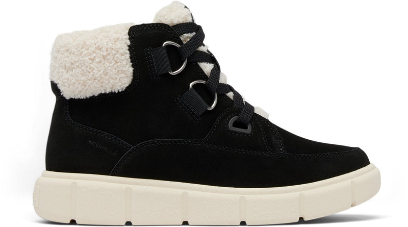Sorel explorer™ iii nw lace wp dames snowboots - black, sea salt 38
